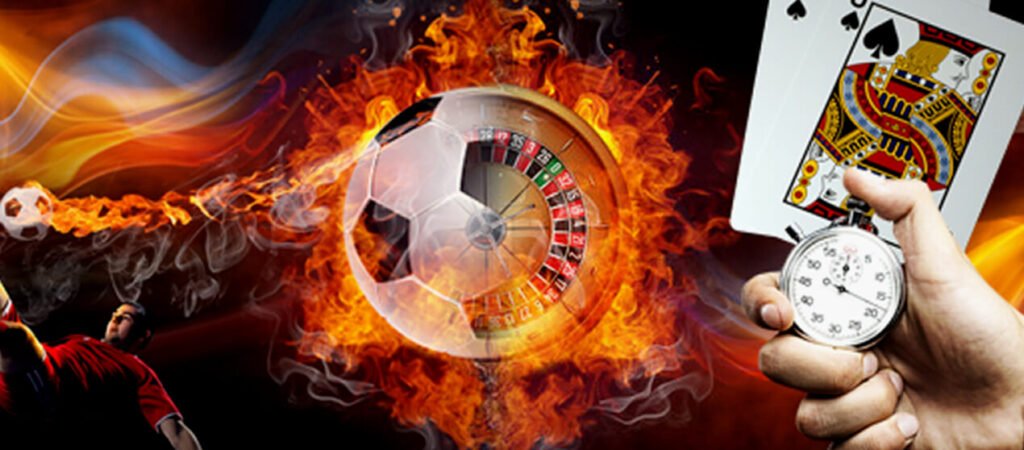 Ilustrasi taruhan live casino dengan dealer langsung yang interaktif
